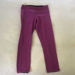 Lulu lemon crop leggings size 4